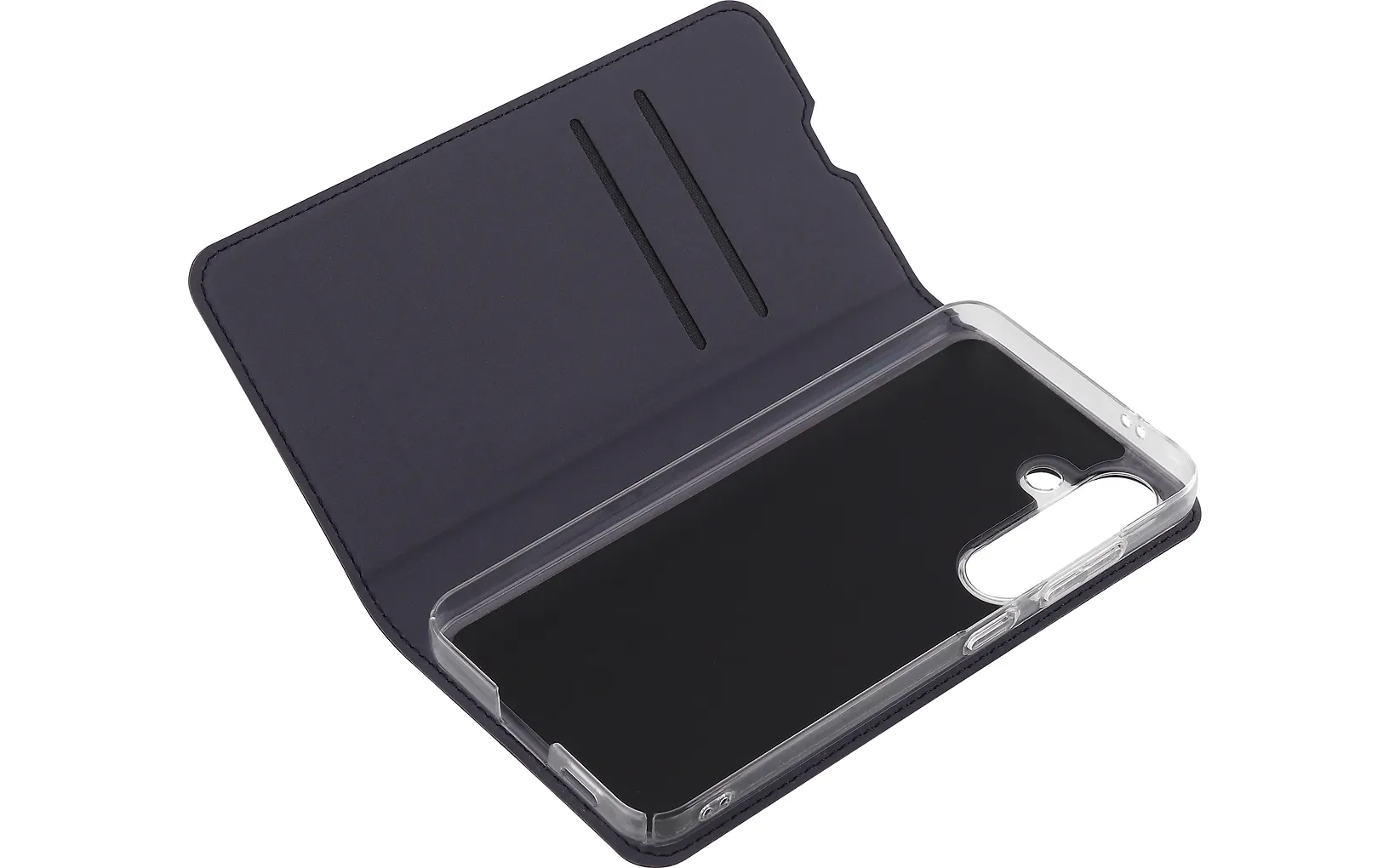 FoneKit BookCase skyddsfodral, Samsung Galaxy S24, svart