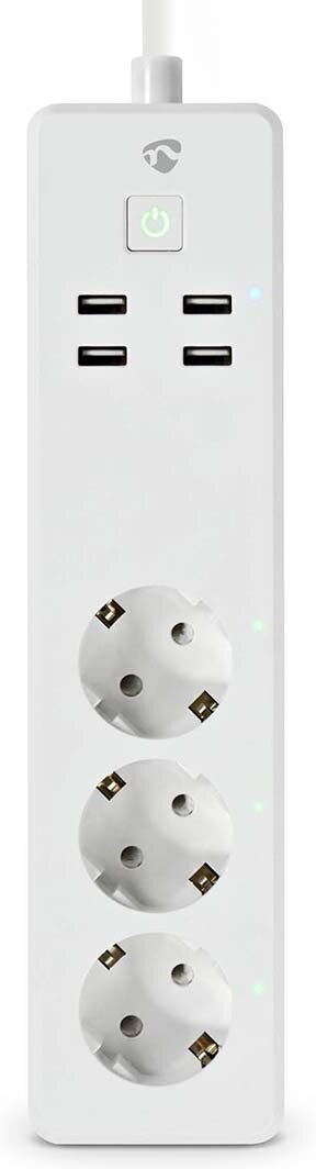 Nedis SmartLife WIFIP312FWT älyjatkojohto, 16 A / 3680 W – kuva 1