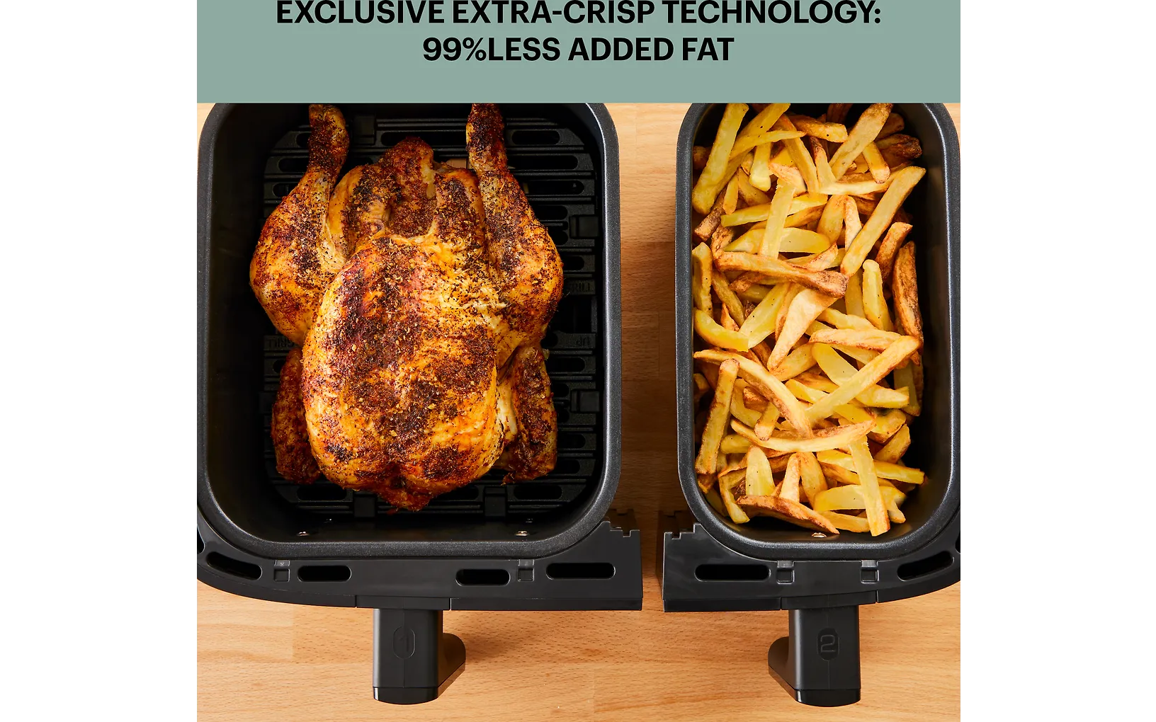 OBH Nordica Dual Easy Fry & Grill airfryer