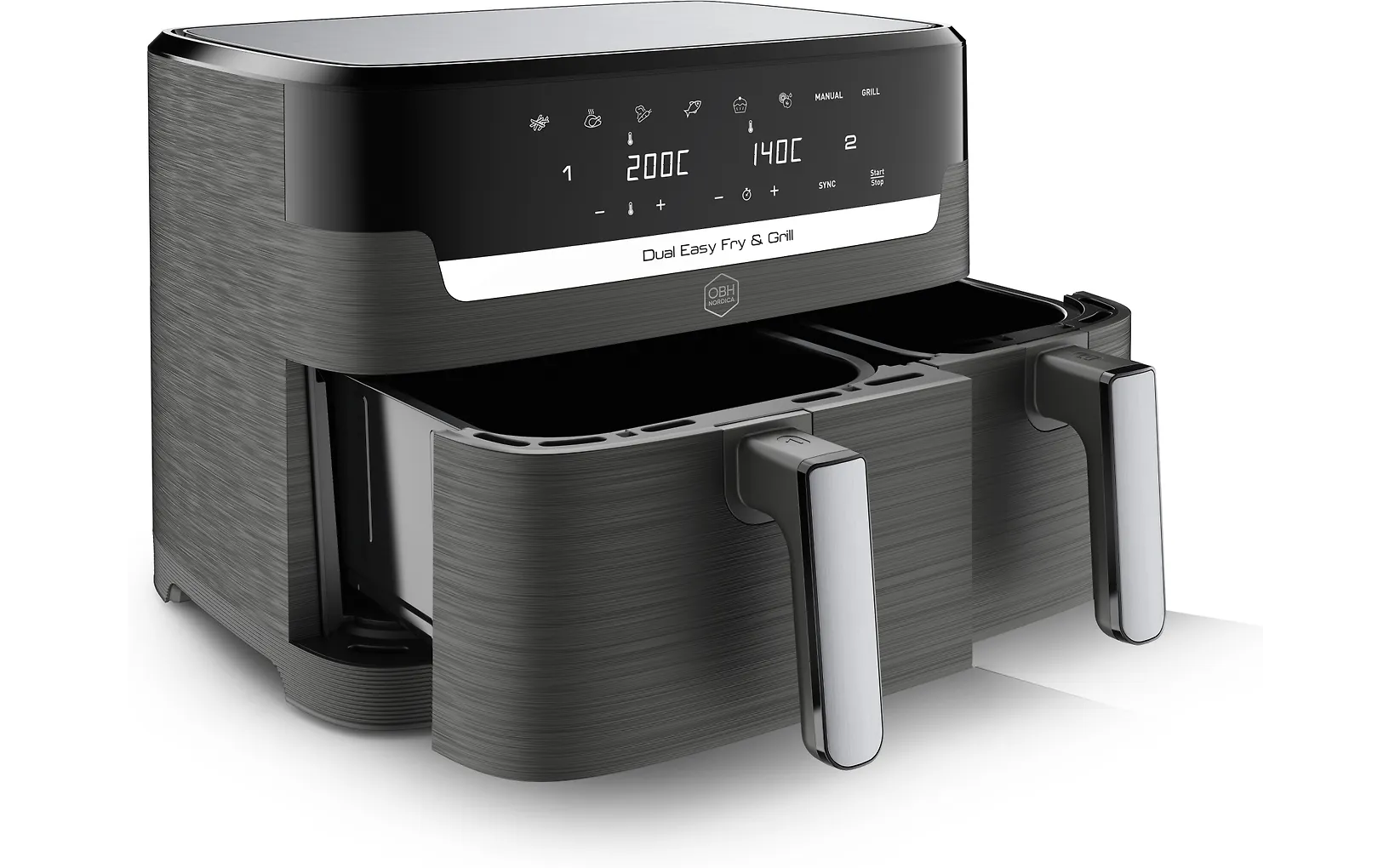 OBH Nordica Dual Easy Fry & Grill airfryer