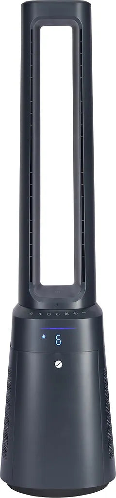 Ströme Gliding Grille Bladeless 2-in-1 tornituuletin ja ilmanpuhdistin, tummansininen