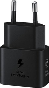 Samsung 25W USB-C GaN -verkkovirtalaturi, musta – kuva 3