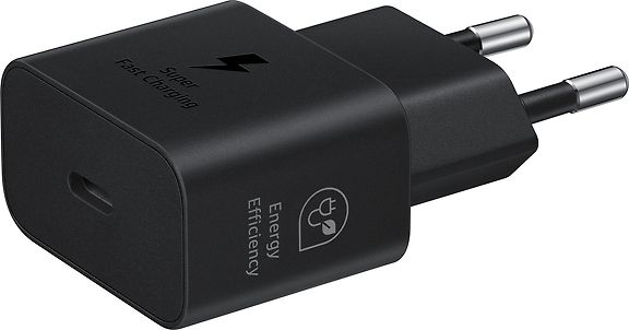 Samsung 25W USB-C GaN -verkkovirtalaturi, musta – kuva 2