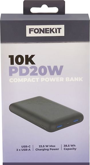 FoneKit Compact 10K PD20W -varavirtalähde, 10 000 mAh – kuva 11