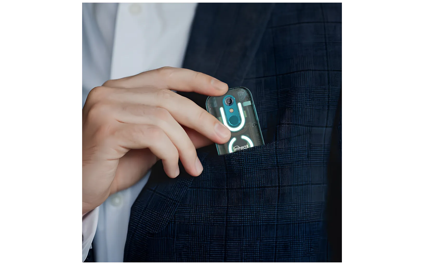 Unihertz Jelly Star -puhelin, 256/8 Gt, sininen