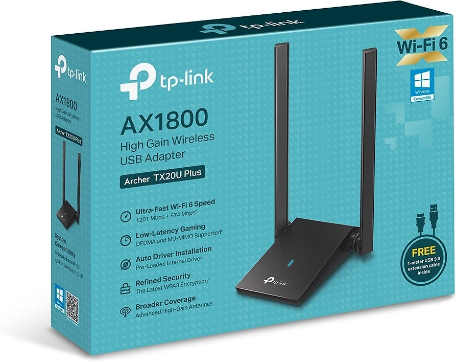 TP-link Archer TX20U Plus Dual-band -WiFi 6-adapteri – kuva 6