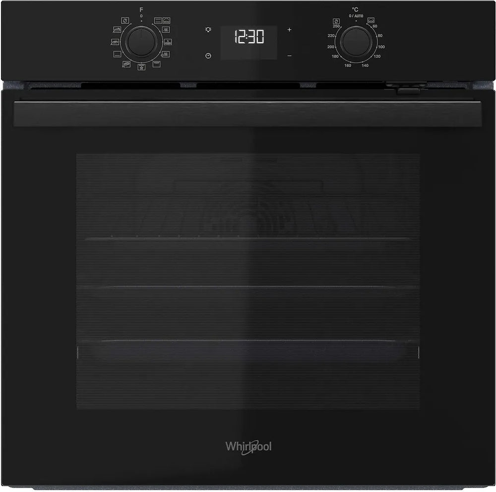 Whirlpool OMR58HU1B fristående ugn, svart