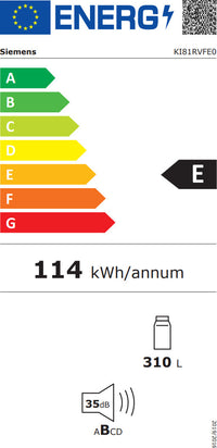 Siemens KI81RVFE0 iQ300 integroitava jääkaappi – kuva 12