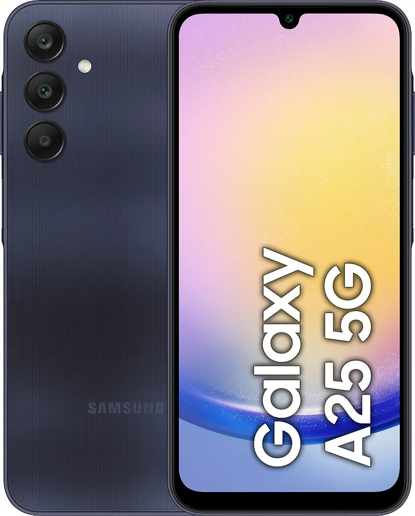 Samsung Galaxy A25 5G -puhelin, 128/6 Gt, musta