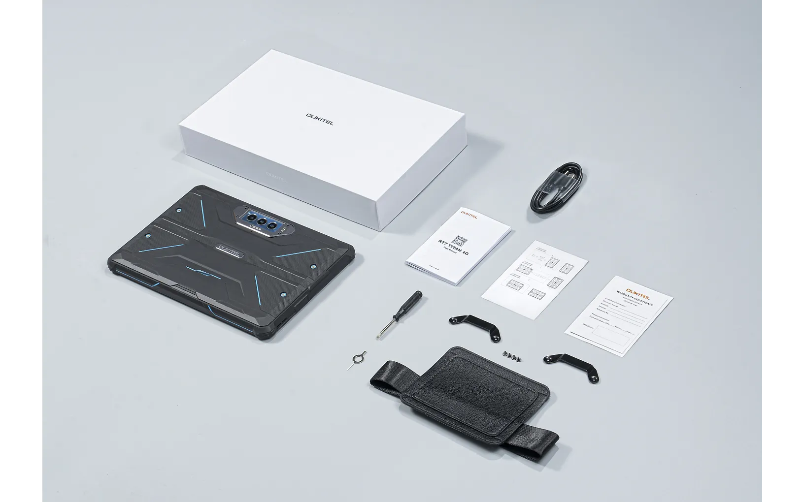 Oukitel RT7 Titan 4G -tabletti, 256/8 Gt, musta