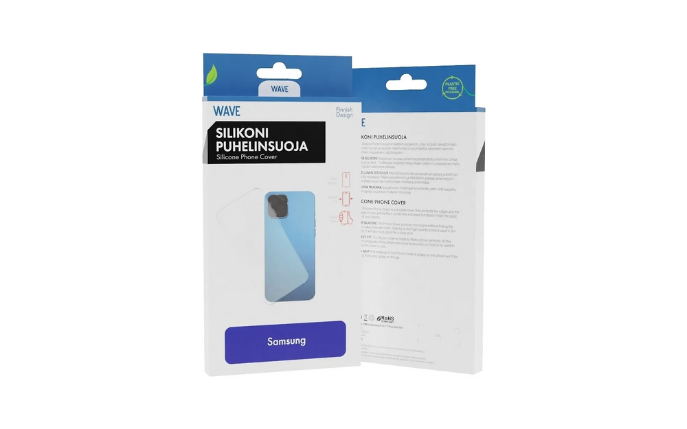 Wave Silikonskal, Samsung Galaxy S24, klart