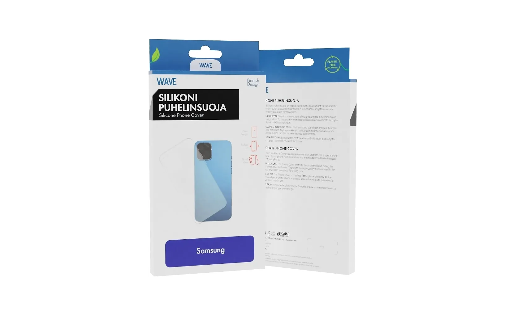 Wave Silikonskal, Samsung Galaxy S24, klart