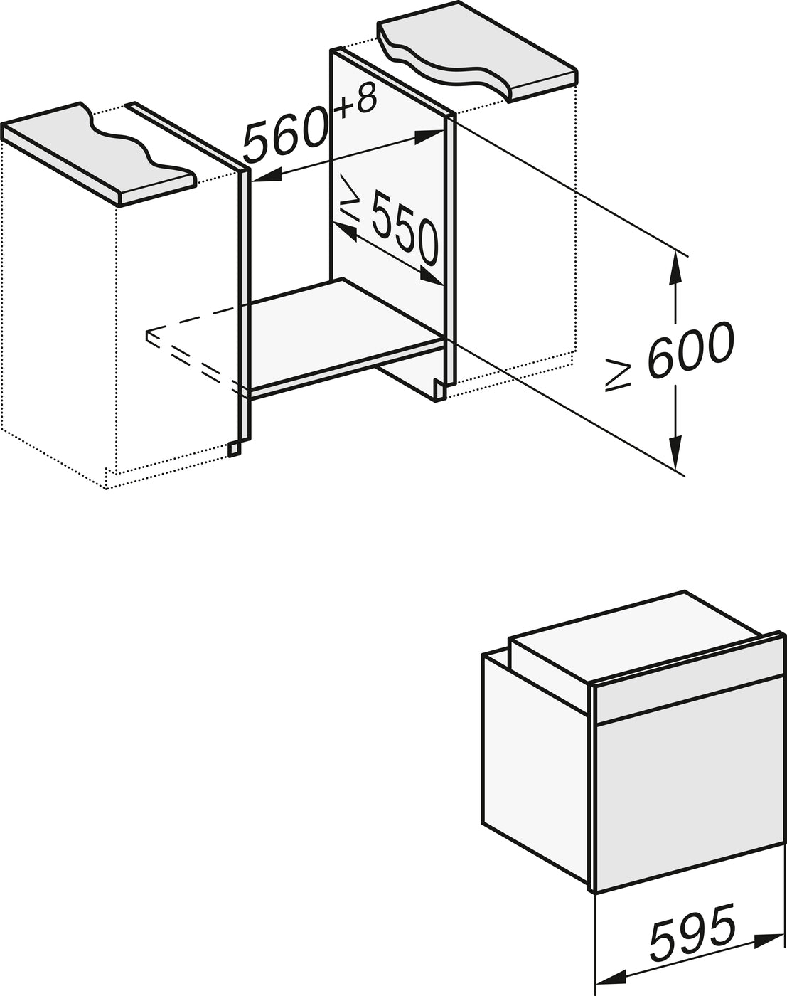 Miele H 2465 BP erillisuuni, musta – kuva 6