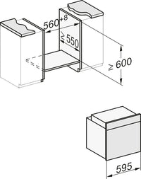 Miele H 2465 BP erillisuuni, musta – kuva 6