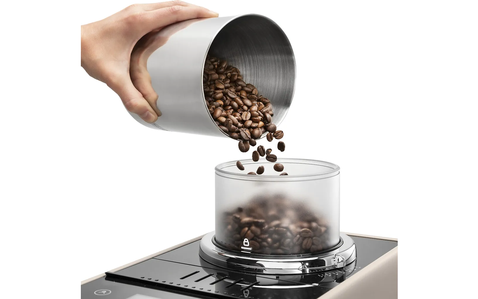 DeLonghi Rivelia EXAM440.55.BG kahviautomaatti, beige