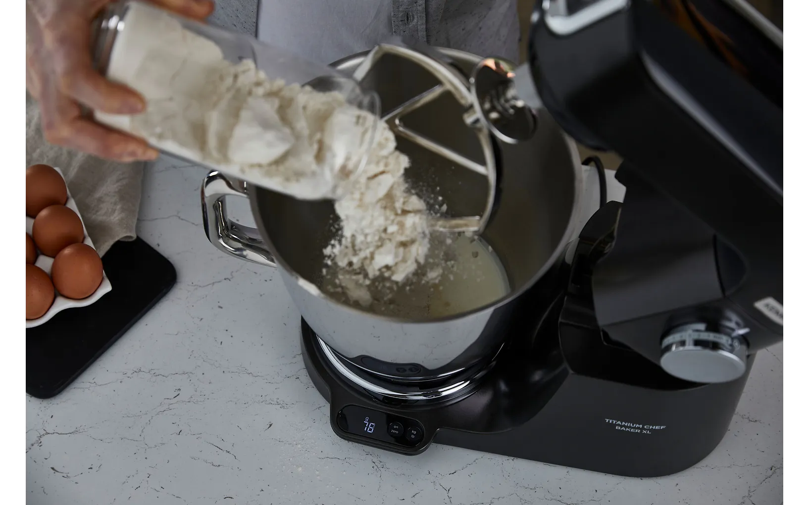 Kenwood KVL85.004BK Titanium Chef Baker XL assistent