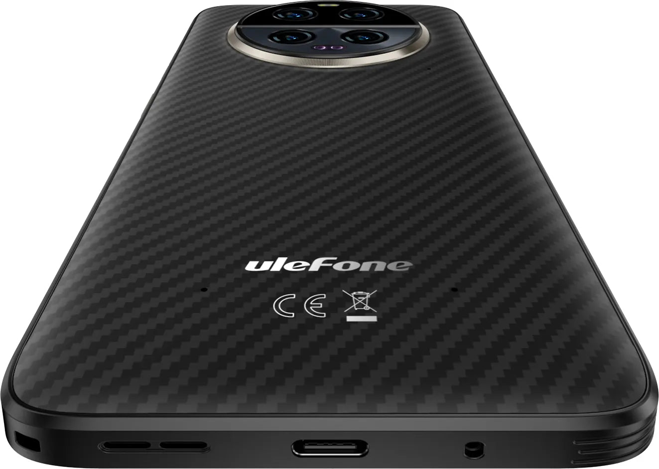 Ulefone Armor 23 Ultra 5G -puhelin, 512/12 Gt, musta