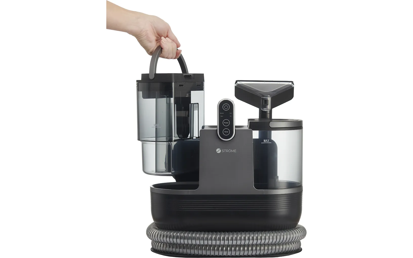 Ströme PowerClean 56A textiltvätt, svart