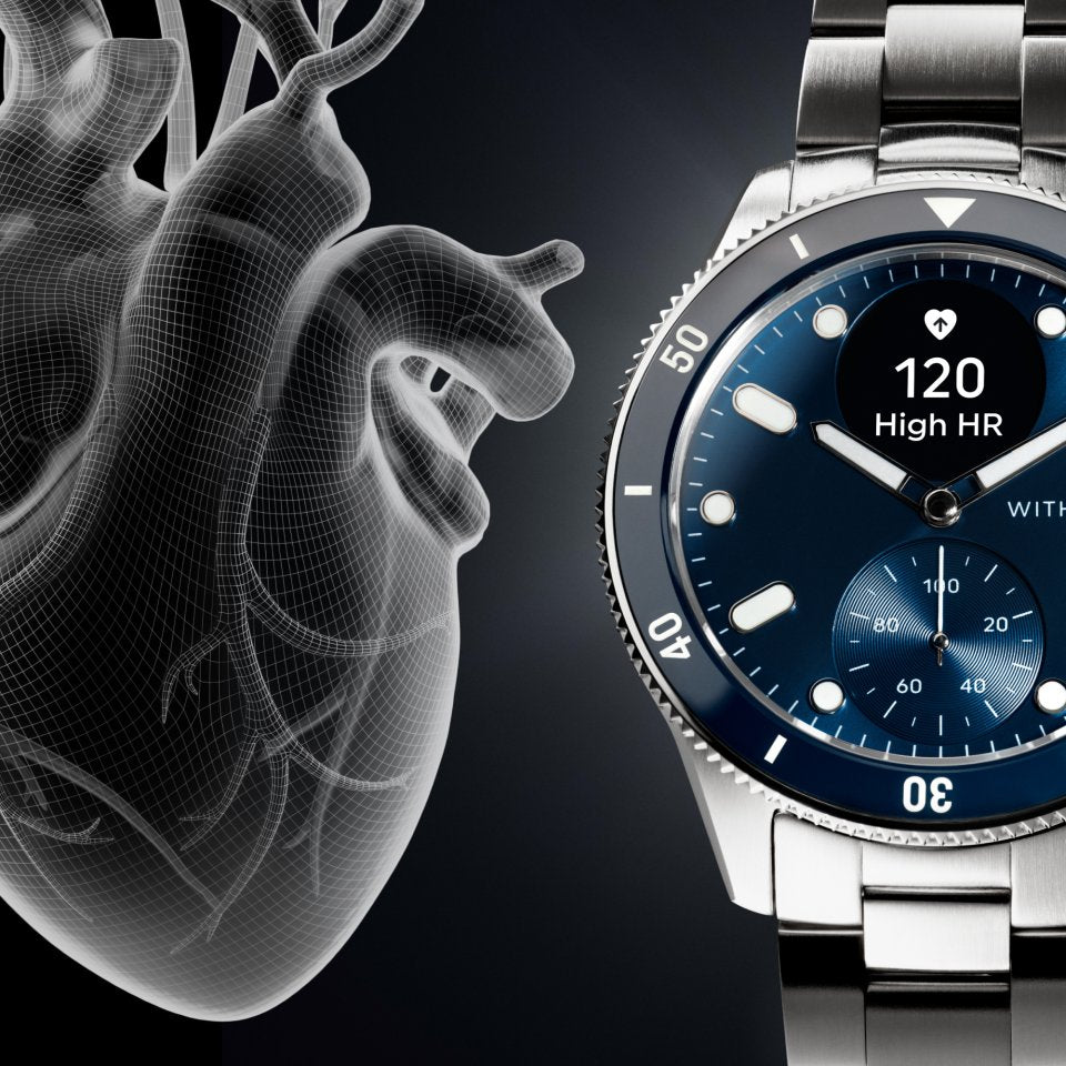 Withings Scanwatch Nova älykello, 42 mm, sininen