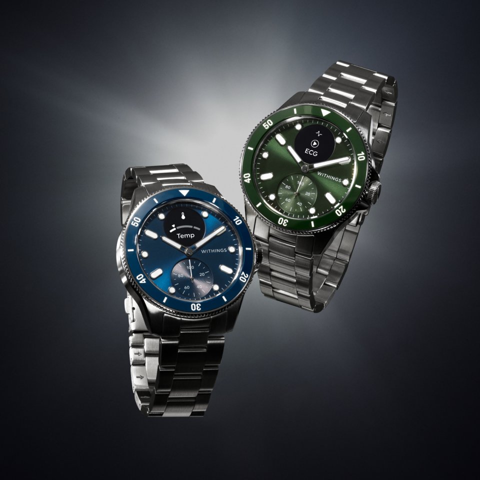 Withings Scanwatch Nova älykello, 42 mm, sininen
