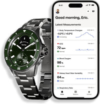Withings Scanwatch Nova älykello, 42 mm, vihreä