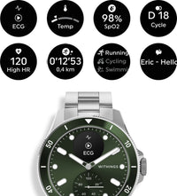 Withings Scanwatch Nova älykello, 42 mm, vihreä