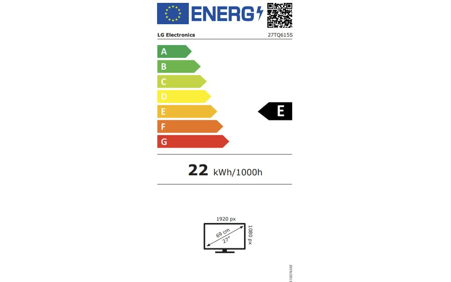 LG 27TQ615S-PZ 27" Full HD Smart LED TV