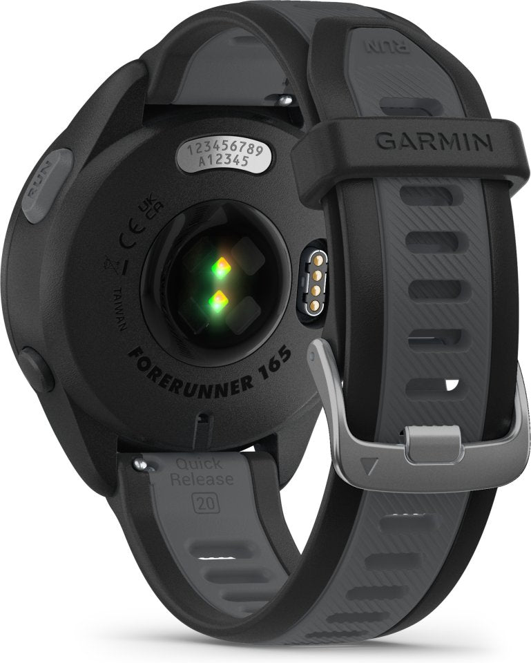 Garmin Forerunner 165 -juoksukello, musta