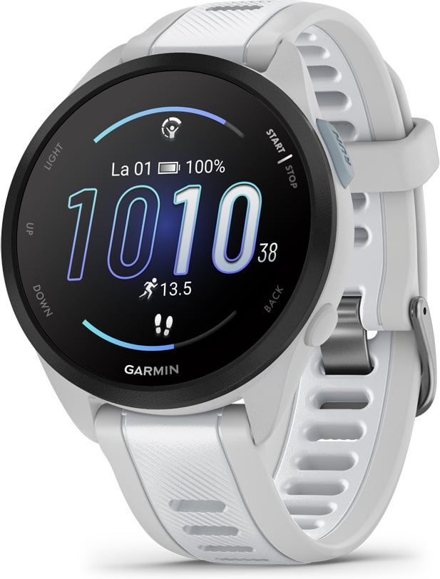 Garmin Forerunner 165 -juoksukello, vaaleanharmaa – kuva 1