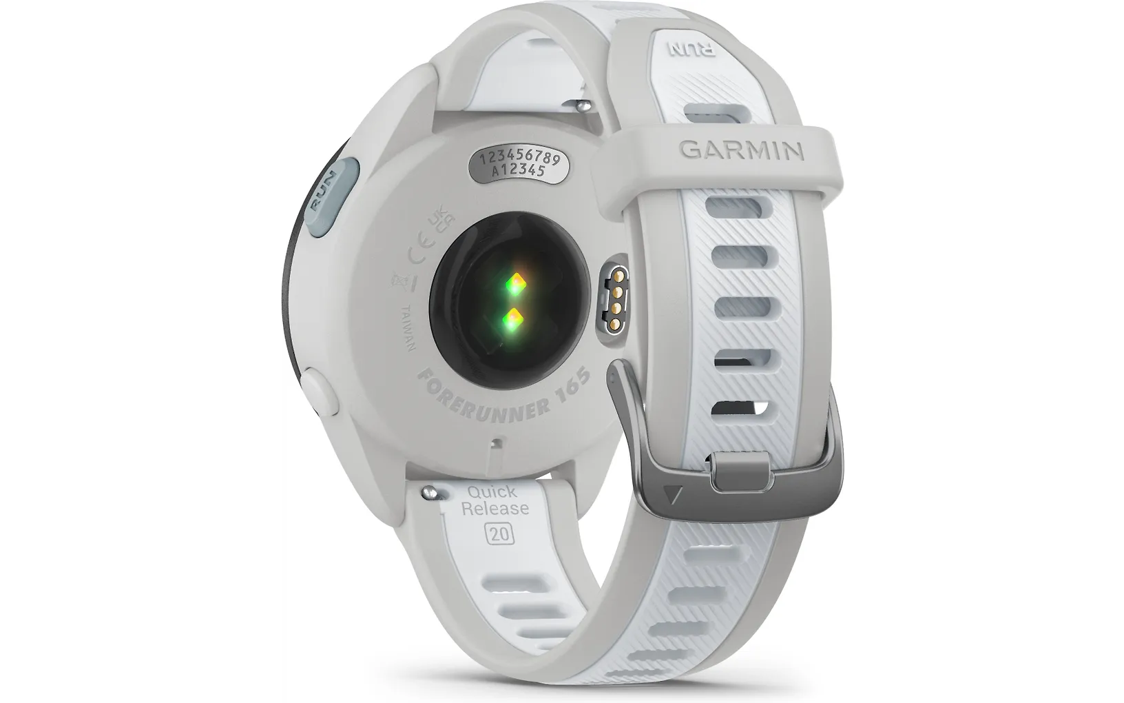 Garmin Forerunner 165 Music -juoksukello, vaaleanharmaa