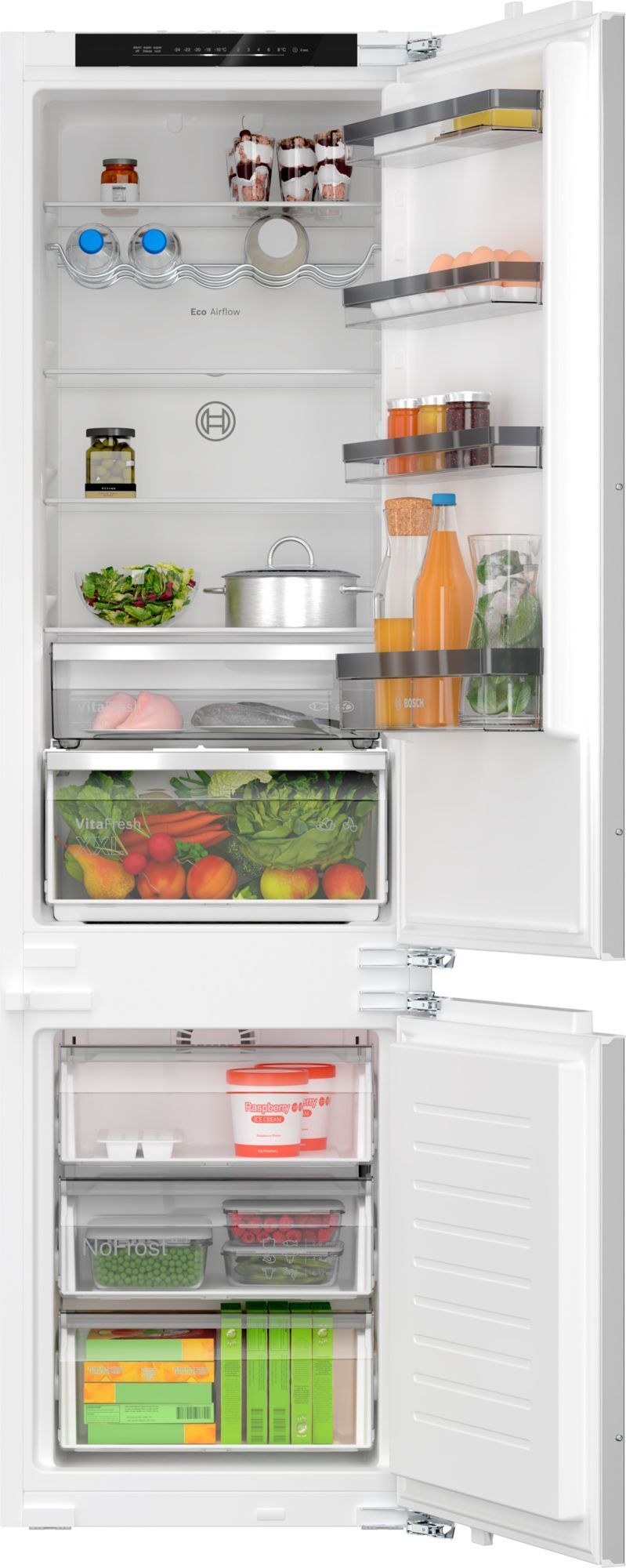 Bosch KIN96VFD0 Serie 4 integroitava jääkaappipakastin – kuva 2