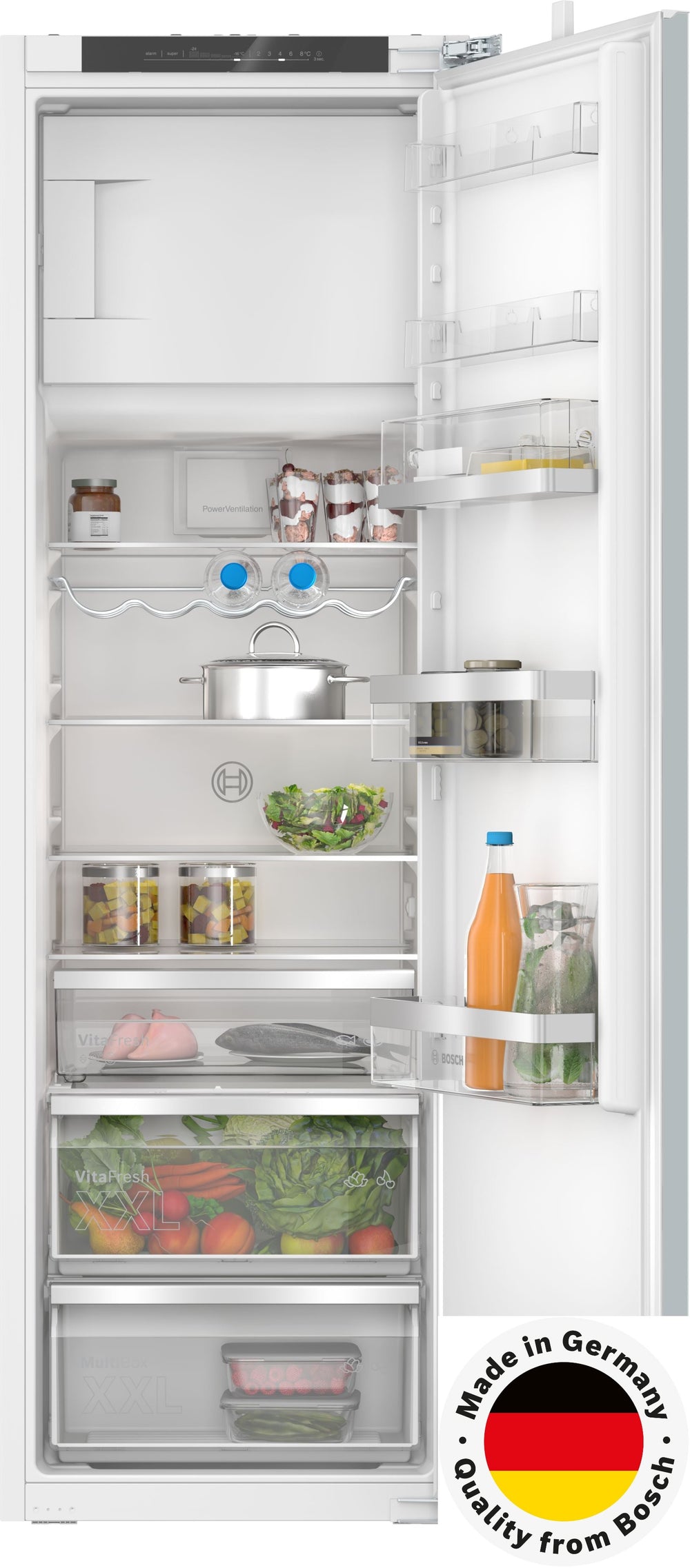 Bosch KIL82ADD0 Serie 6 integroitava jääkaappi pakastelokerolla – kuva 1