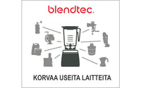 Blendtec Designer 650 -tehosekoitin, musta – kuva 3