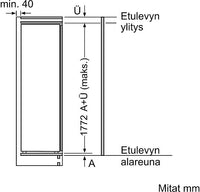 Siemens GI81NVEE0 iQ300 kaappipakastin, integroitava – kuva 7