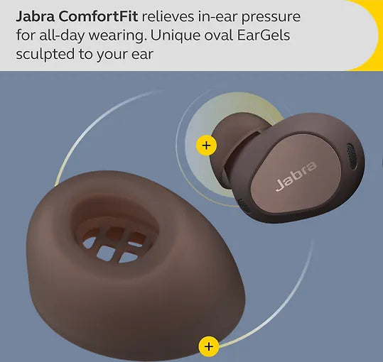 Jabra Elite 10 vastamelunappikuulokkeet, Cocoa