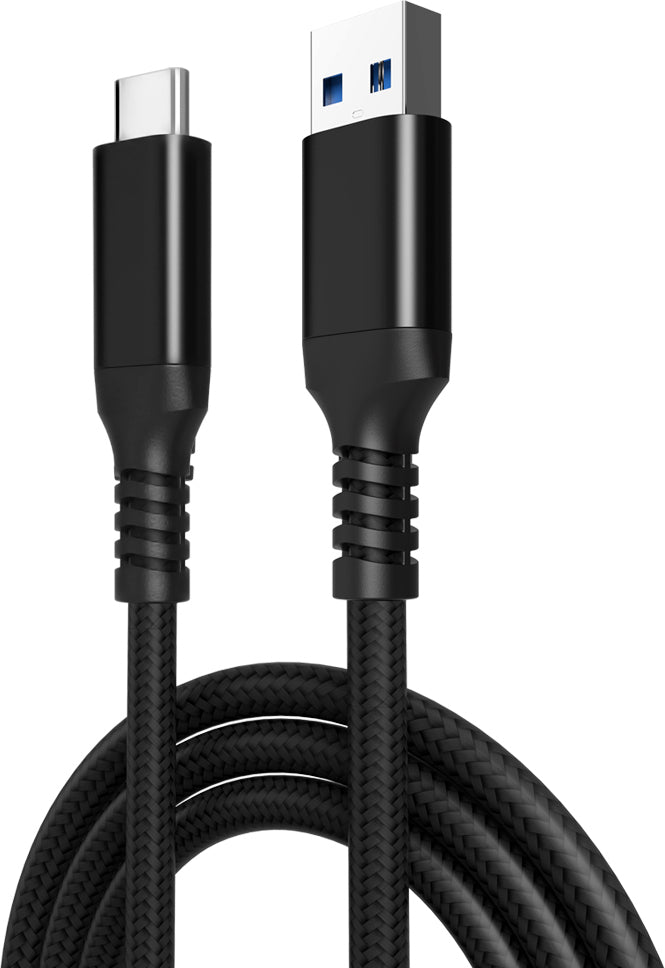 Fuj:tech USB-C–USB-A USB 3.2 Gen 1 kaapeli, 60 W / 5 Gbps, punottu, 5 m – kuva 2