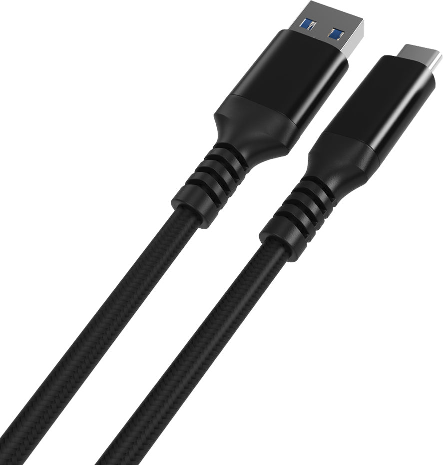 Fuj:tech USB-C–USB-A USB 3.2 Gen 1 kaapeli, 60 W / 5 Gbps, punottu, 5 m – kuva 5
