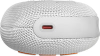 JBL Clip 5 Bluetooth-kaiutin, valkoinen