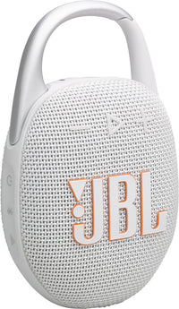JBL Clip 5 Bluetooth-kaiutin, valkoinen