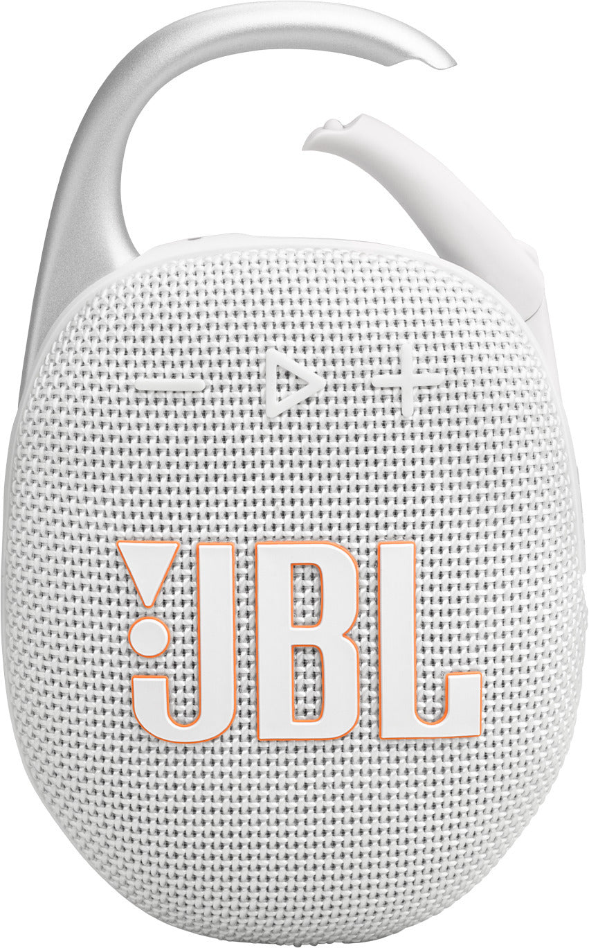 JBL Clip 5 Bluetooth-kaiutin, valkoinen