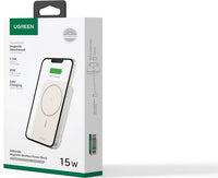 UGREEN Magnetic Wireless Power Bank -langaton varavirtalähde, 5000 mAh, beige – kuva 4