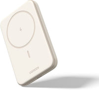 UGREEN Magnetic Wireless Power Bank -langaton varavirtalähde, 5000 mAh, beige – kuva 3