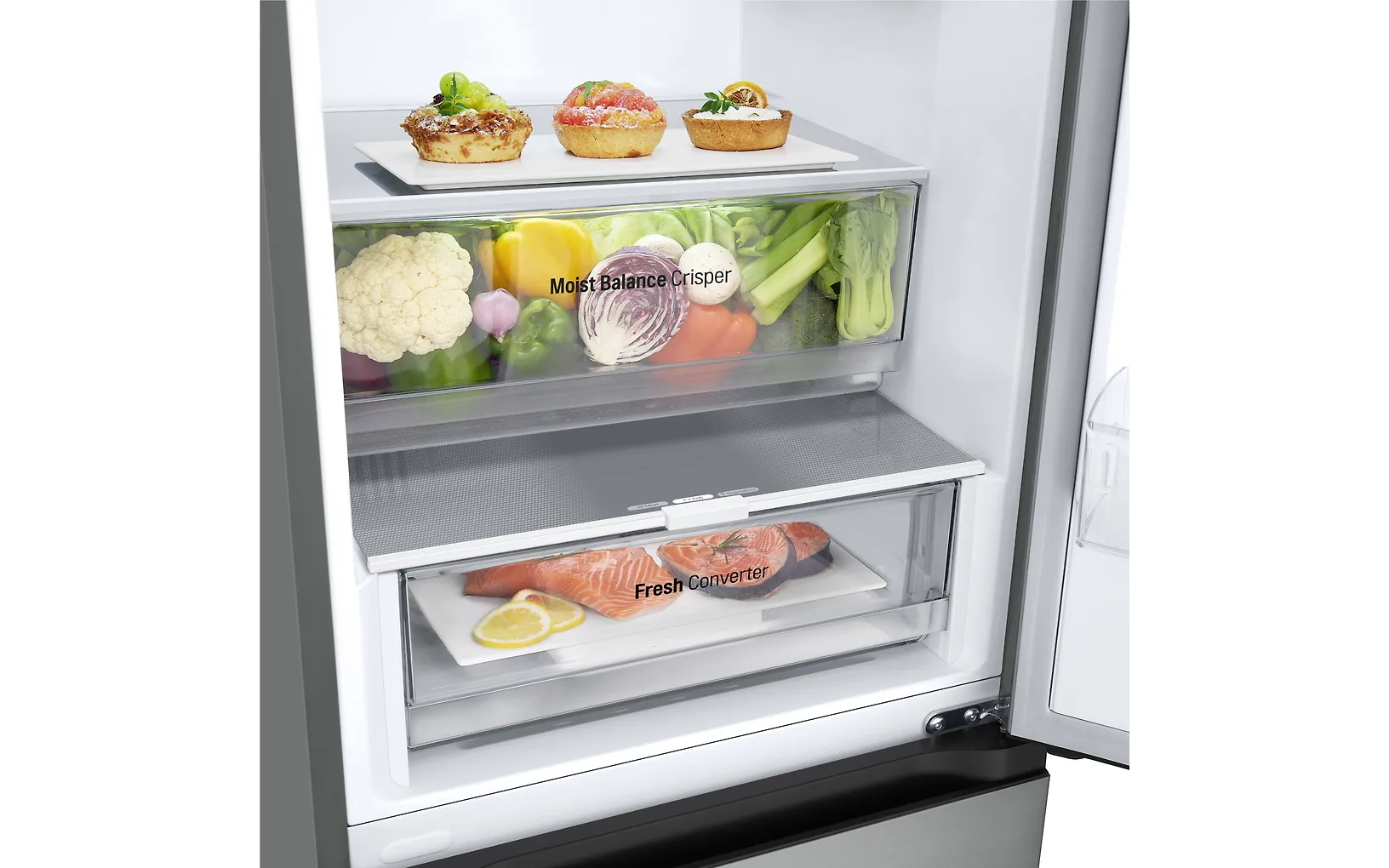 LG GBV3100EPY jääkaappipakastin, teräs