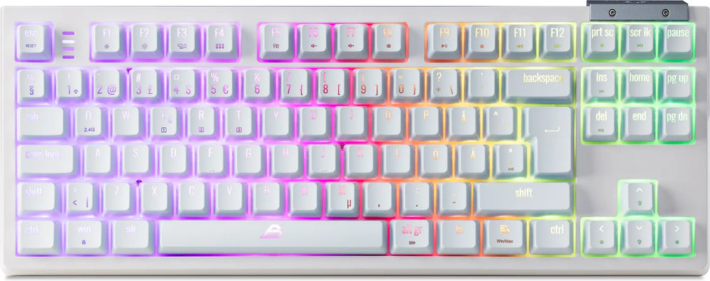 Blackstorm Serenity TKL RGB-speltangentbord, hot-swap Gateron Linear-brytare