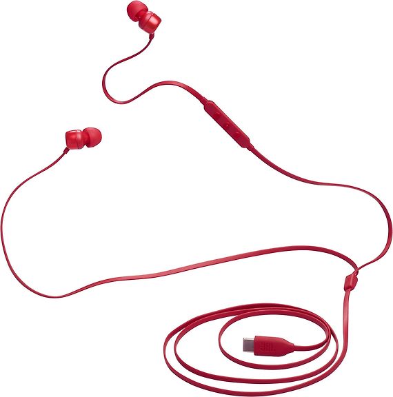 JBL Tune 310C nappikuulokkeet, USB-C, punainen