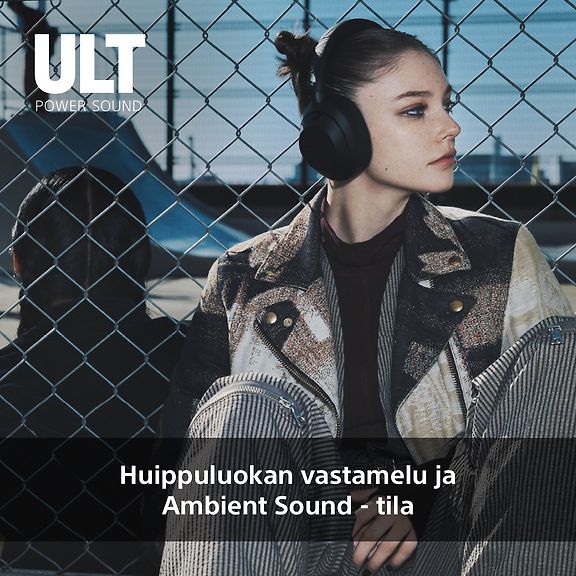 Sony ULT Wear vastamelukuulokkeet, musta – kuva 5