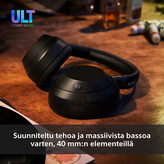 Sony ULT Wear vastamelukuulokkeet, musta – kuva 3