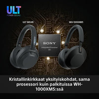 Sony ULT Wear vastamelukuulokkeet, musta – kuva 4