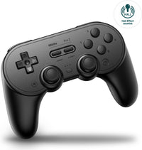 8BitDo PRO 2 - Hall Edition -langaton peliohjain, musta, Switch / PC / Android – kuva 2
