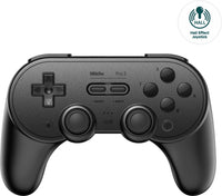 8BitDo PRO 2 - Hall Edition -langaton peliohjain, musta, Switch / PC / Android